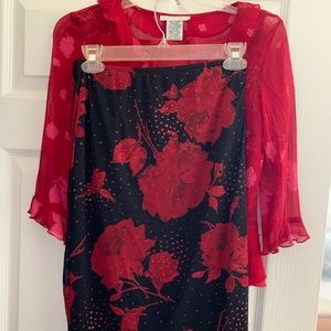 Blouse/skirt set